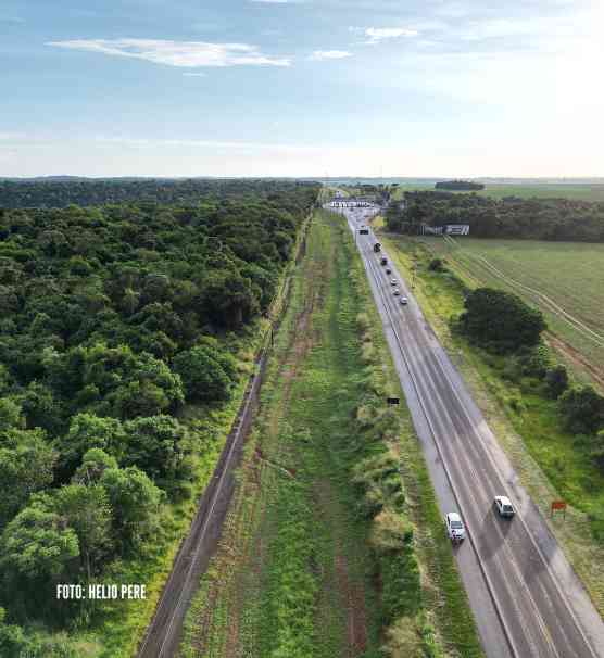 BR-277 próximo a Céu Azul