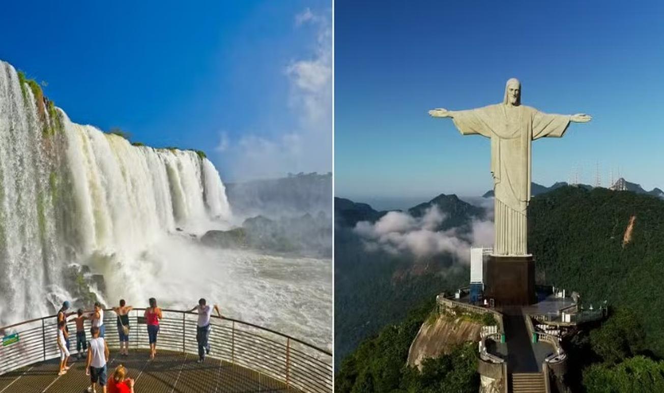 Cataratas do Iguaçu e Cristo Redentor Entre os Melhores Lugares do Mundo