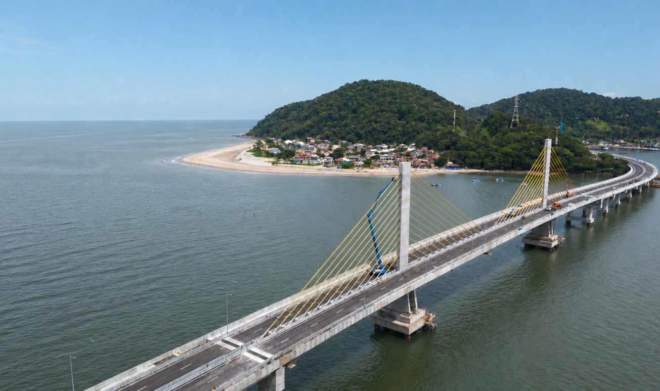 Ponte de Guaratuba: vi antes da inauguração e quase perdi o drone