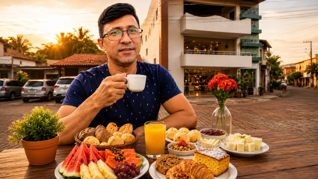 Café da manhã em Barreirinhas: simplicidade antes da despedida